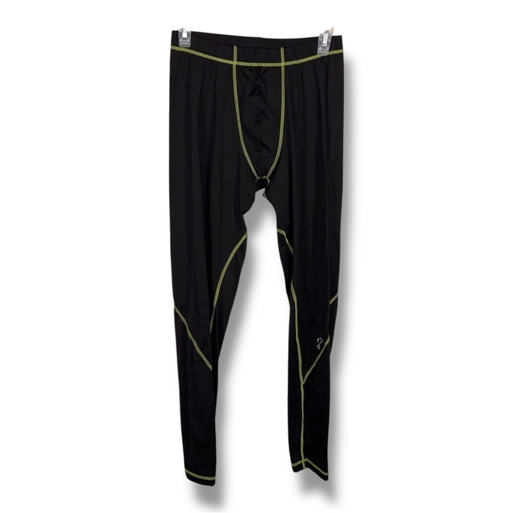 Medium Watsons Black Green Mens Lightweight Thermal Leggings Outdoor Sports